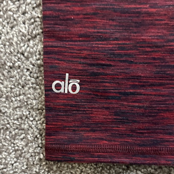 ALO Yoga Maroon Leggings - Picture 2 of 4